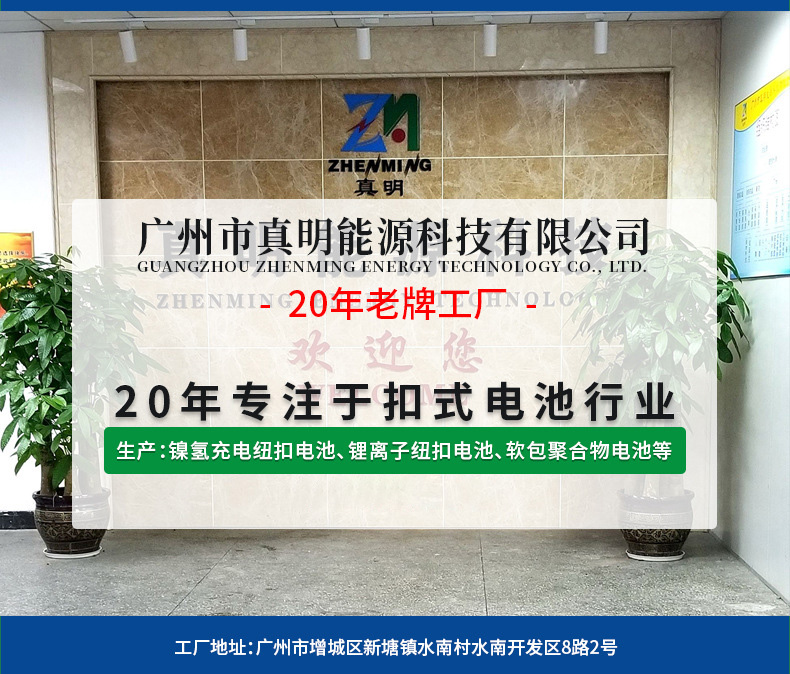 20年纽扣电池源头工厂