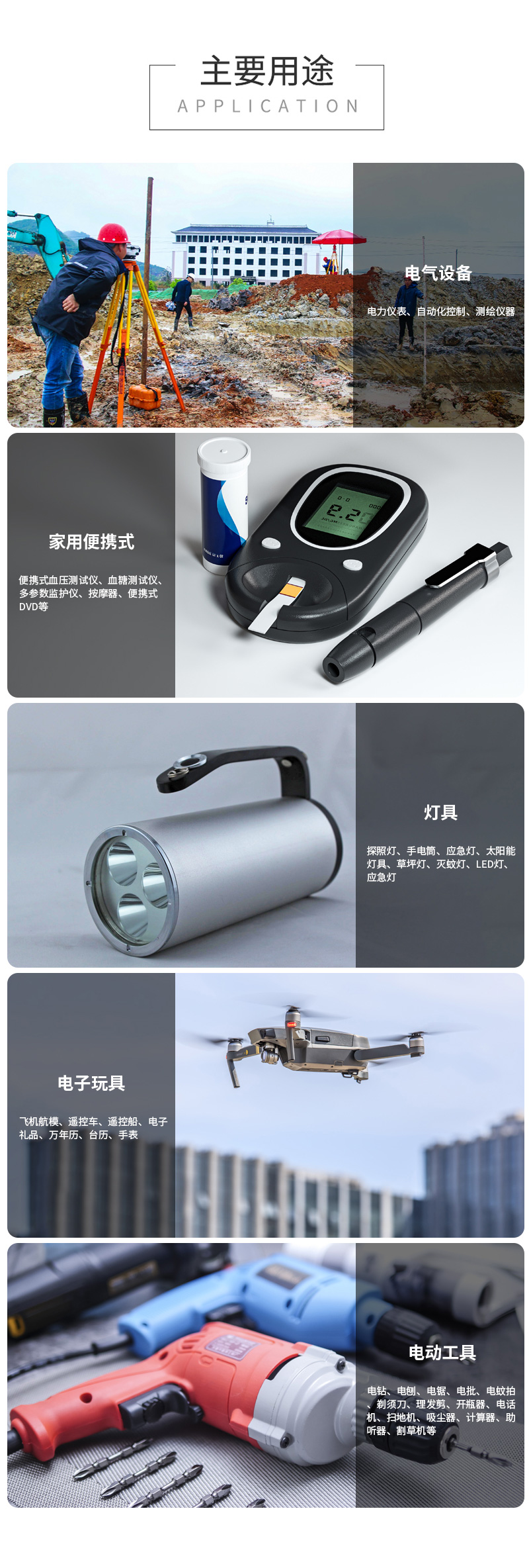20H3.6V长条形镍氢电池应用范围